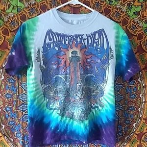 Liquid Blue S Grateful Dead Watchtower Tie Dye SS